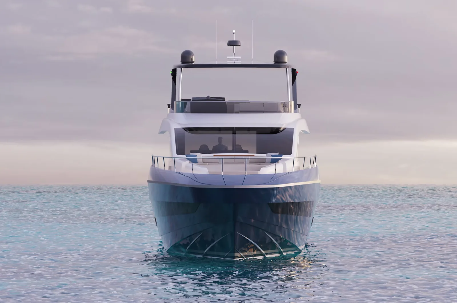 Rendering of the Schaefer 26M head-on