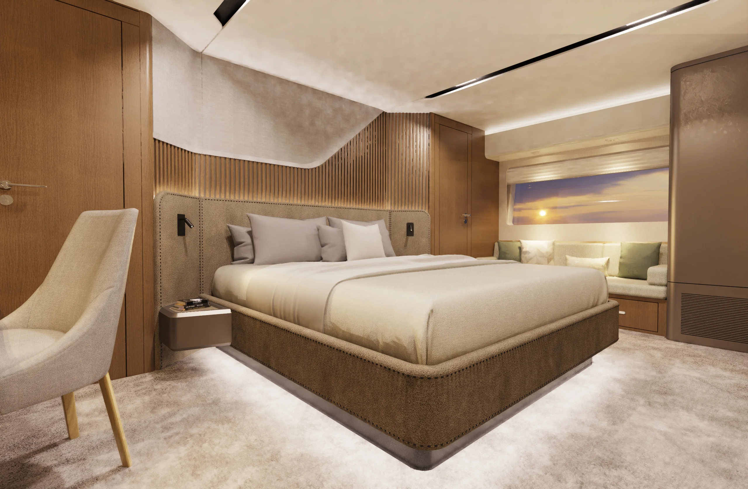 Rendering of the VIP cabin on the Schaefer 26M
