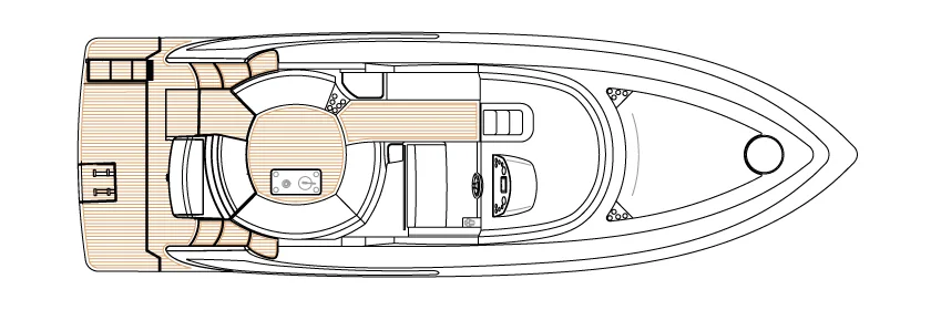 Schaefer 400 main deck plan