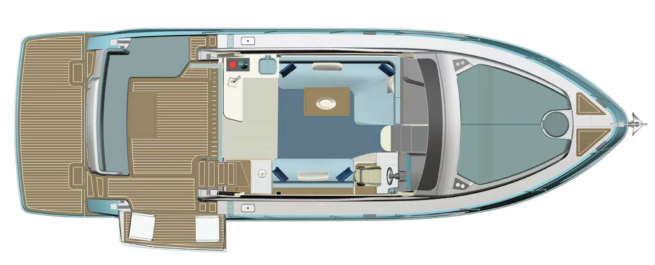Schaefer 450 main deck plan