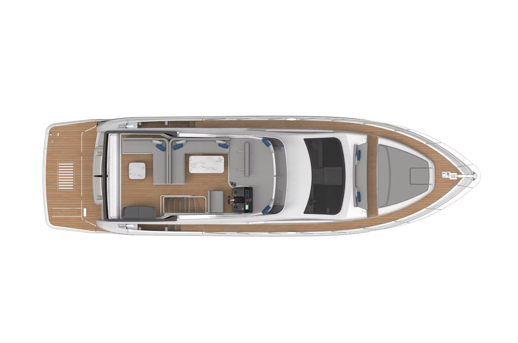 Schaefer 600 flybridge plan