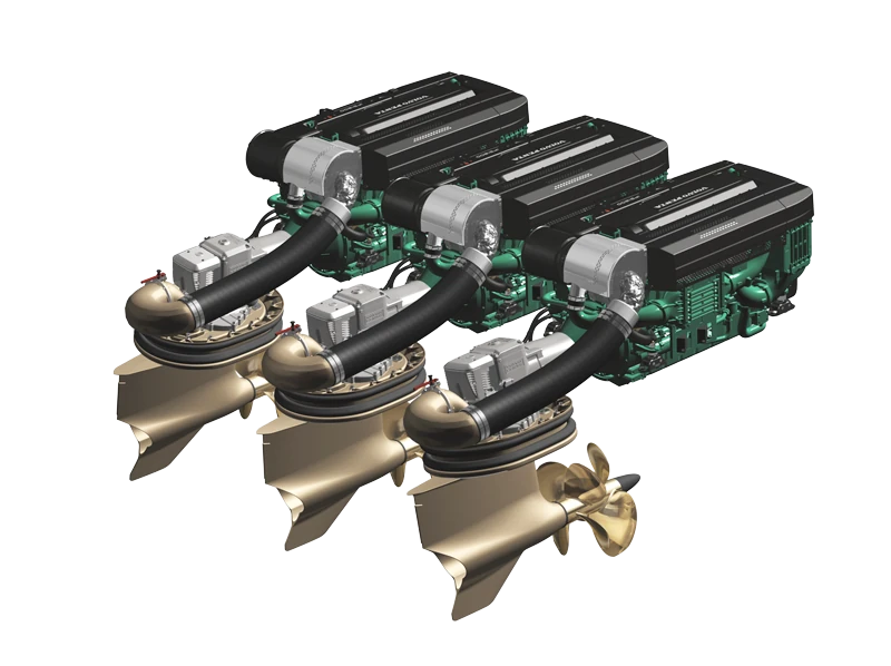 Volvo Penta IPS1050 engines and IPS3 pods