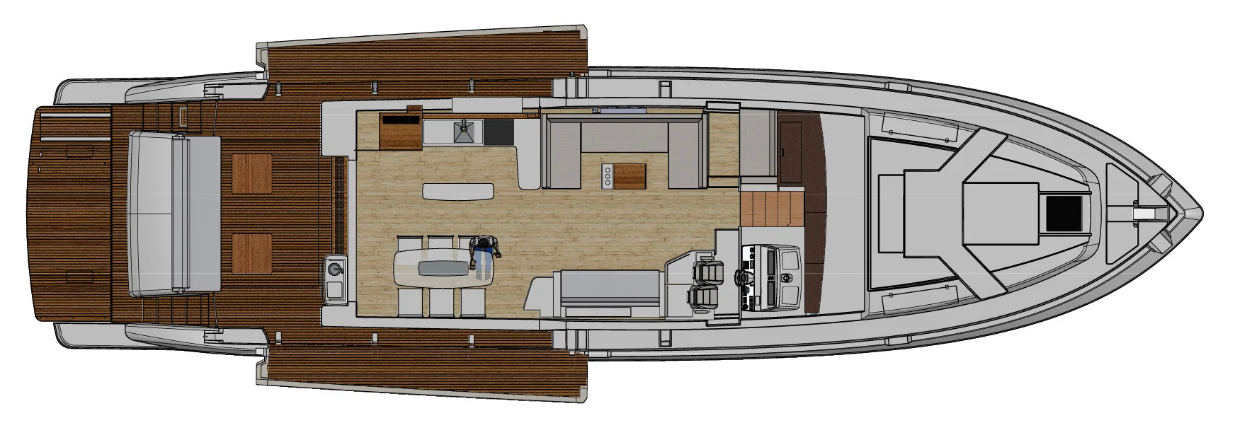 Schaefer 770 main deck plan